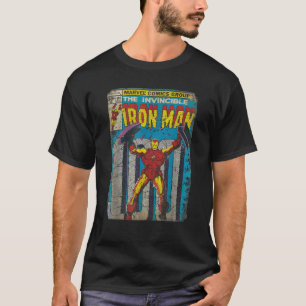Iron Man Classic Retro Comic Vintage Cover Graphic T-Shirt