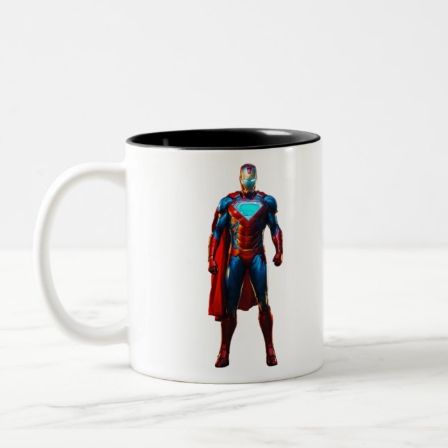 Iron Man - Elemental Heroics Apparel Two-Tone Coffee Mug (Left)