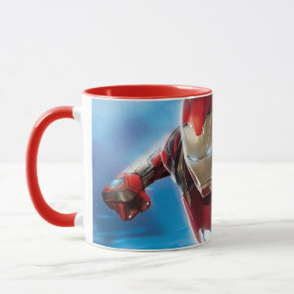 Iron Man Reaching Forward Painting Mug