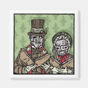 Iron Mask Carolers - Magnet Pop Goth Holiday