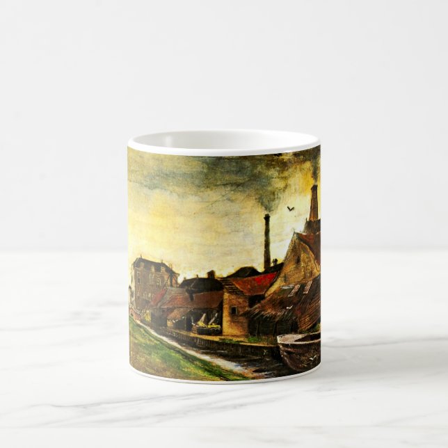 Iron Mill in The Hague by Vincent van Gogh Coffee Mug (Center)