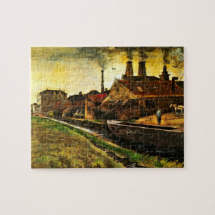Iron Mill in The Hague by Vincent van Gogh Jigsaw Puzzle