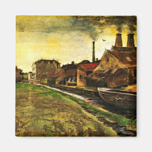 Iron Mill in The Hague by Vincent van Gogh Magnet