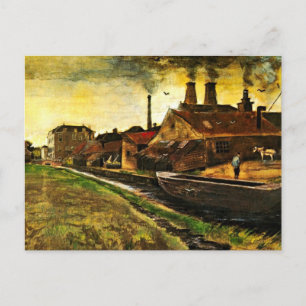 Iron Mill in The Hague by Vincent van Gogh Postcard