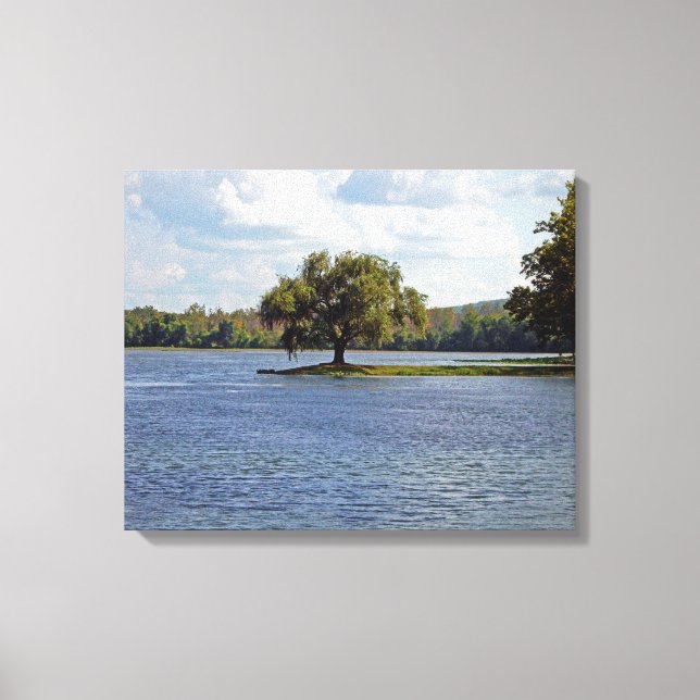 Iron Mountain Lake Canvas Print (Front)