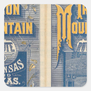 Iron Mountain Route Square Sticker