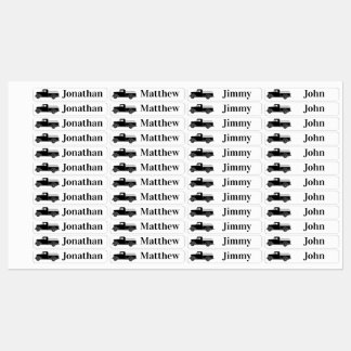 Iron On Truck Labels