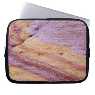 Iron oxides colour a sandstone formation laptop sleeve
