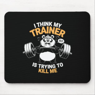 Iron Panda Fitness Mouse Pad