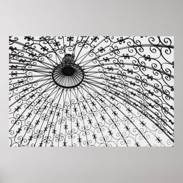 Iron Pergola, Gilcrease Museum Gardens. 2008 Poster (Front)