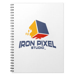 Iron Pixel Spiral Photo Notebook