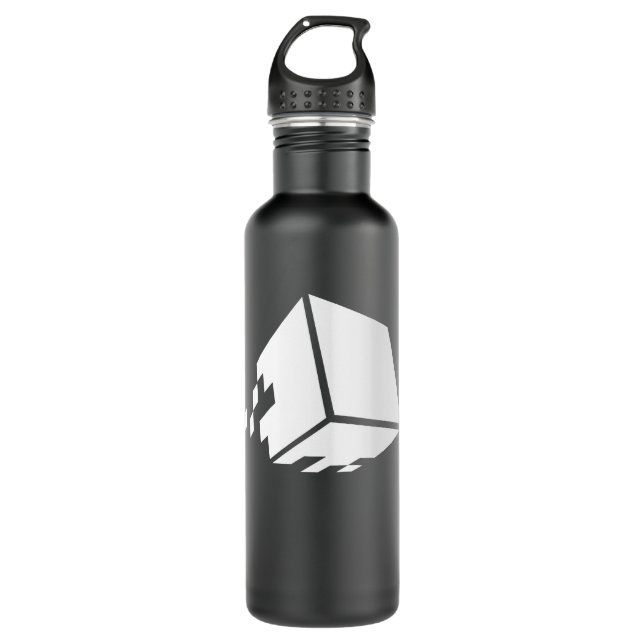 Iron Pixel Water Bottle - Large (Front)