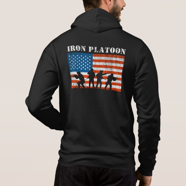 Iron Platoon  Hoodie (Back)