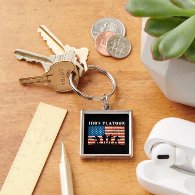 Iron Platoon  Key Ring (Desk)