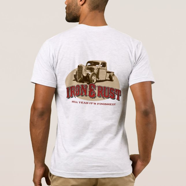 Iron & Rust Rat Rod T-Shirt (Back)