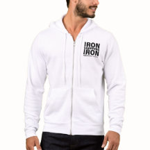 Iron Sharpens Iron Bella + Canvas Zip-Up Hoodie