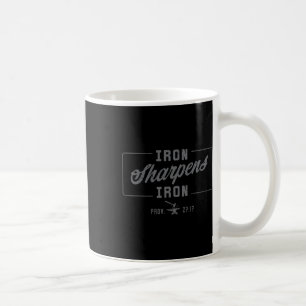 Iron Sharpens Iron Christian Men Bible Scripture G Coffee Mug