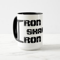 IRON SHARPENS IRON coffee mug