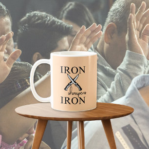 Iron sharpens Iron Knife Christian Coffee Mug