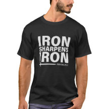 Iron Sharpens Iron Proverbs 27:17 Men's T-Shirt