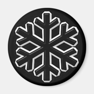 Iron Snowflake Magnet