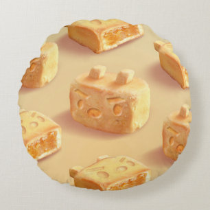 Iron T: Taiwanese Pineapple Cake Pattern Round Cushion