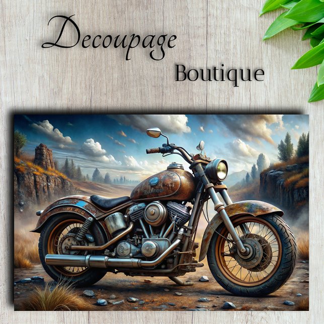 Iron Wanderer Tissue Paper (Iron Wanderer Decoupage Tissue Paper                    )