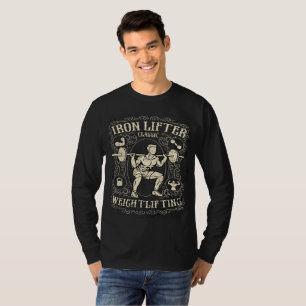 Iron Weightlifter Vintage Style T-Shirt