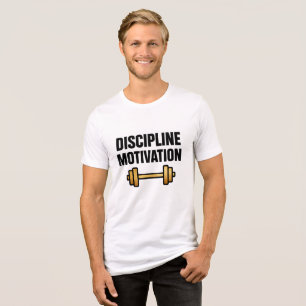 Iron Will – Discipline Over Hype Tri-Blend Shirt