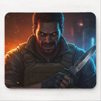 Iron Wolf Mouse Pad