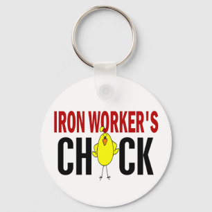 IRON WORKER’S CHICK KEY RING