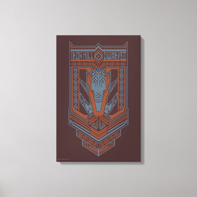 Ironhill Dwarves Shield Icon Canvas Print (Front)