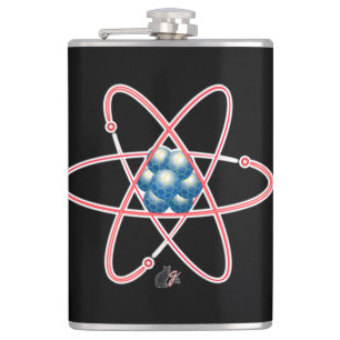 Ironic Atomic Hip Flask