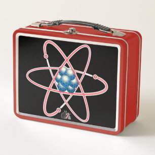 Ironic Atomic Metal Lunch Box