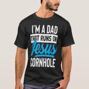 Ironic Jesus Cornhole Odd Humor Sarcastic Weird  C T-Shirt