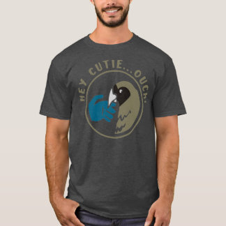 Ironic Quote Angry African Grey Parrot Cute Parrot T-Shirt