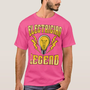 Ironic Saying Electrician Craftsman Electro Voltag T-Shirt