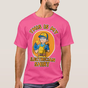 Ironic Saying Electro Worker Electrician Engineer T-Shirt