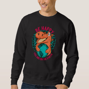 Ironic Statement About Climate Change By A Dinosau Sweatshirt