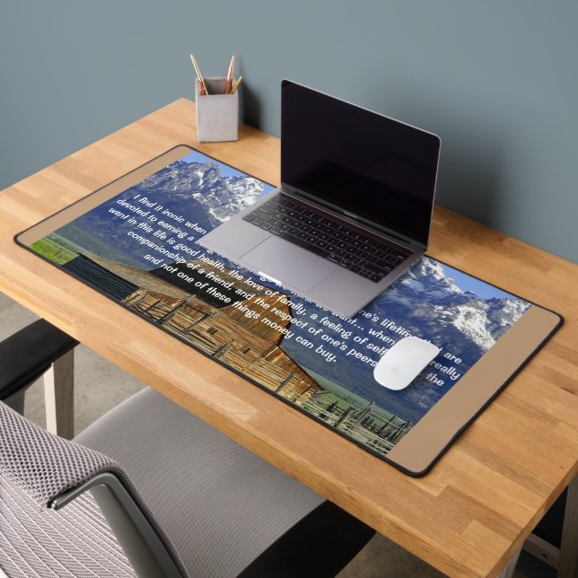 Ironies of Life Inspirational Desk Mat (Office 2)