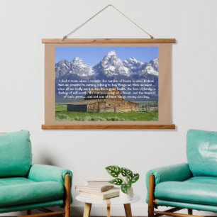 Ironies of Life Inspirational Hanging Tapestry