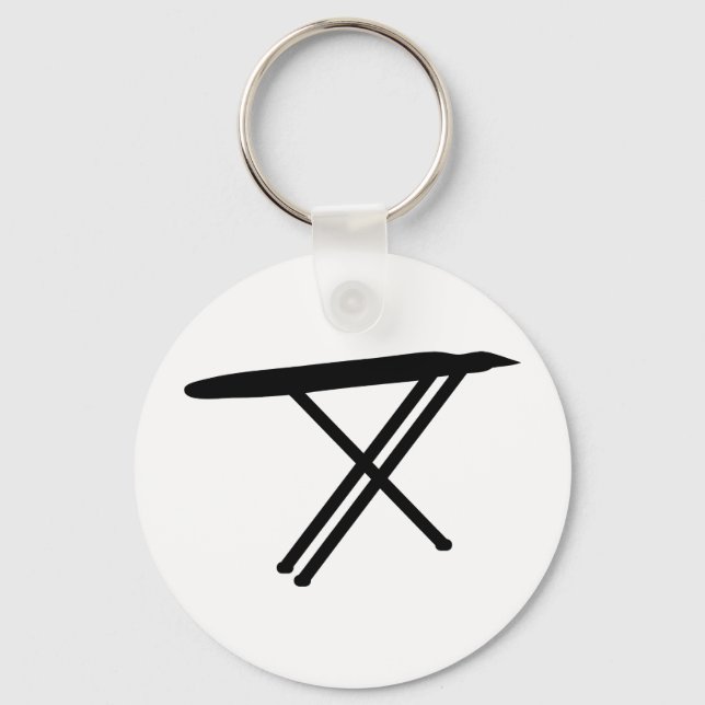 ironing board icon key ring (Front)