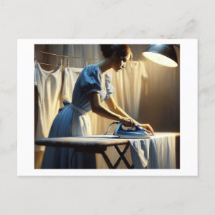 Ironing Day, Postcard