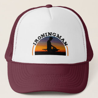 Ironing Man Trucker Hat