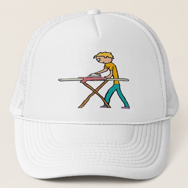 Ironing Trucker Hat (Front)