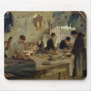 Ironing Workshop in Trouville, 1888 Mouse Pad