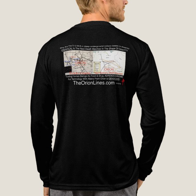 ironman future symbol with dumbs long sleeve Tri-Blend shirt (Back)