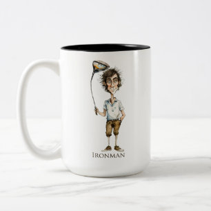 Ironman Golfer Two-Tone Coffee Mug