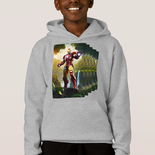 Ironman Printed Kid's Premium Sweatshirt (Front)