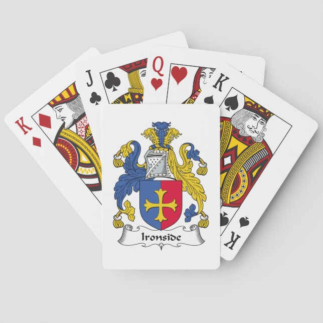Ironside Family Crest Playing Cards (Back)